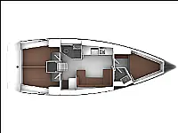 Bavaria Cruiser 41 - Layout image