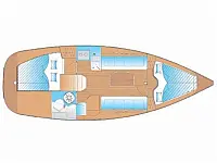 Bavaria 30 Cruiser - Layout image