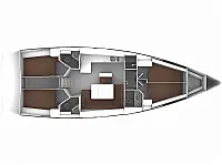 Bavaria 46 C - Layout image