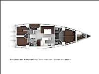 Bavaria Cruiser 56 - Layout image