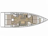 Oceanis 51.1 - Layout image