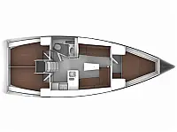 Bavaria Cruiser 37 Style - Layout image