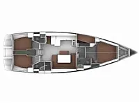 Bavaria Cruiser 51 - Layout image