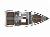 Bavaria Cruiser 46 - Layout image