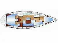 Bavaria Cruiser 44 - Layout image