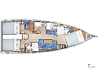 Sun Odyssey 410 - Layout image