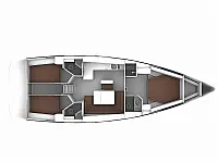 Bavaria Cruiser 46 - Layout image