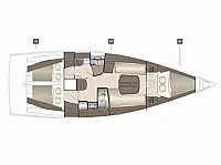 Dehler 38SQ - Layout image