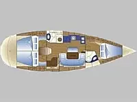 Bavaria 42 Cruiser - Layout image