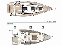 Dehler 34 - Layout image