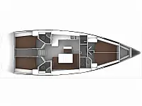 Bavaria Cruiser 46 - Layout image