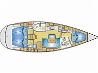 Bavaria 42 - Layout image