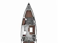 Bavaria Cruiser 51 - Layout image