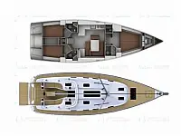 Bavaria 45 Cruiser - Layout image