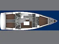 Bavaria Cruiser 46 - Layout image