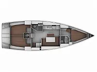 Bavaria 40 Cruiser - Layout image