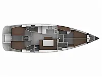 Bavaria Cruiser 50 - Layout image