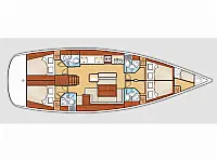 Oceanis 50 - Layout image