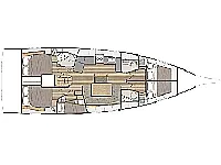 Oceanis 46.1 - Layout image