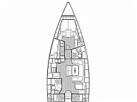 Bavaria 46 Cruiser - Layout image