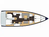 Bavaria C50 Style - Layout image