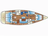 Bavaria 46 Cruiser - Layout image