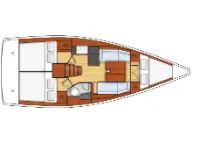 Oceanis 35.1 - Layout image