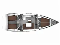 Bavaria 46 - Layout image