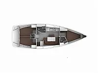 Bavaria Cruiser 41 - Layout image