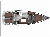 Bavaria Cruiser 51 - Layout image