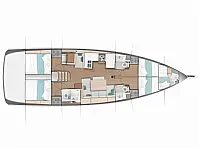 Sun Odyssey 490 - Layout image