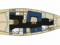 Elan Impression 444 - Layout image