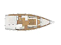 Dufour 360 GL - Layout image