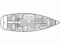 Bavaria 50 Cruiser - Layout image