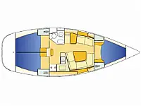 Sun Odyssey 37 - Layout image