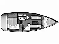 Sun Odyssey 33i - Layout image