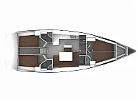 Bavaria Cruiser 46 /4cab - Layout image