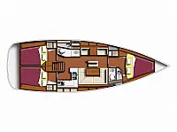 Sun Odyssey 409 - Layout image