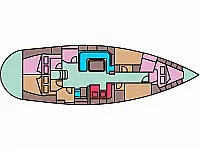 Bavaria 49 - Layout image