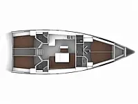 Bavaria Cruiser 46 /4cab - Layout image