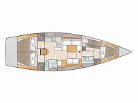 Salona 44 Performance - Layout image