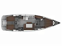 Bavaria Cruiser 51 - Layout image