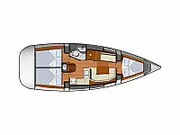 Sun Odyssey 36i - Layout image