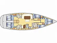 Bavaria 50 Cruiser - Layout image