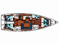 Bavaria 50 Cruiser - Layout image