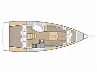 Oceanis 34.1 - Layout image