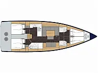 Bavaria Cruiser 45 - Layout image