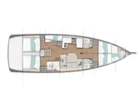 Sun Odyssey 490 - Layout image