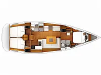 Sun Odyssey 449 - Layout image