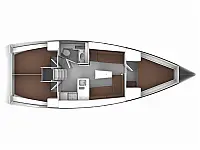 Bavaria 37 Cruiser - Layout image